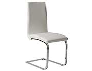 White Dining Chair-Clio