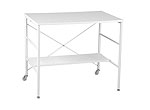 Ida Desk-White Top-Chrome