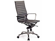 High back leatherette office chair CR2180