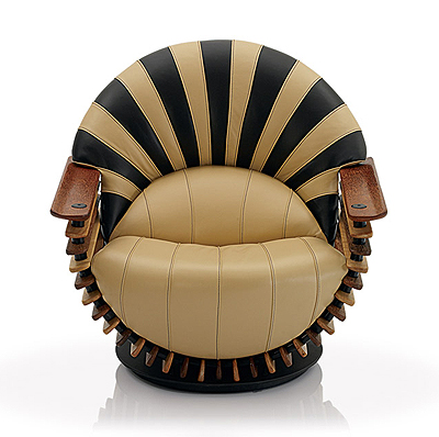Swivel Lounge arm chair Luxor by Pacific Green