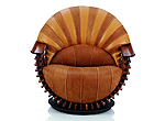 Swivel Lounge arm chair Luxor by Pacific Green