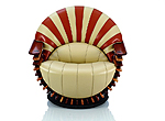 Swivel Lounge arm chair Luxor by Pacific Green