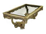 BT 033 Traditional Italian Dining Table with Glass top
