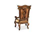 BT 293 Traditional Arm Chair with Shield-Back in Mahogany Finish