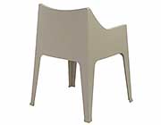 Modern Stacking chair EStyle 809 in Gray