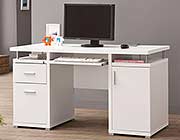 White Computer Desk CO 108