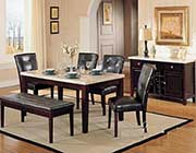 Marble Top Modern Dining Table AC 058