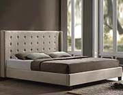 Beige Microfiber bed AC Medina 760