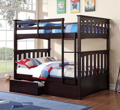 Espresso Bunk Bed W 051