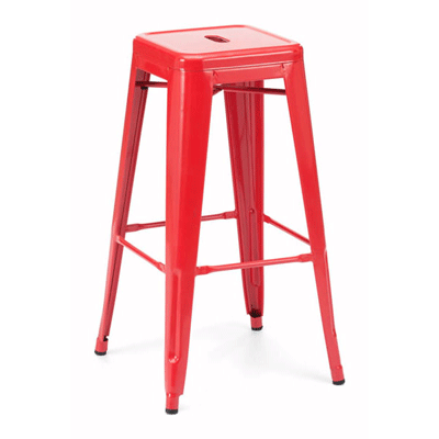 Stylish Bar Stool Z109 in Red