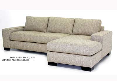 Custom Fabric Sectional Sofa Avelle 057