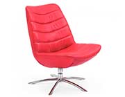 Fjords Breen Swivel Top Grain Leather Chair