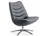 Fjords Breen Swivel Top Grain Leather Chair