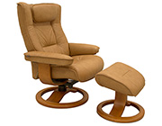 Fjords Regent Top Grain Leather Recliner