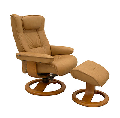 Fjords Regent Top Grain Leather Recliner