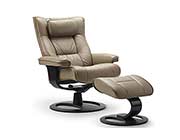 Fjords Regent Top Grain Leather Recliner