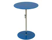 Side table Glass Adjustable Height EStyle 196 in Yellow