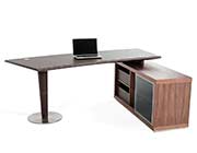 Modern Office Desk and Side Storage Cabinet