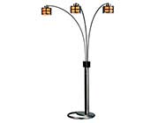 Modern Floor Lamp with parchment shades NL472