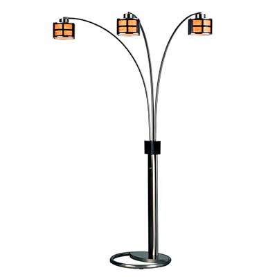 Modern Floor Lamp with parchment shades NL472