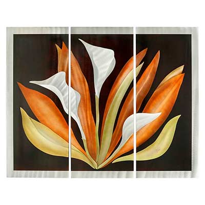 Abstract 3pc Wall Graphic NL254