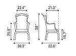 Modern Transparent Chair ZU30