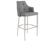 Aaron Leatherette Bar Stool