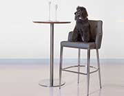 Aaron Leatherette Bar Stool