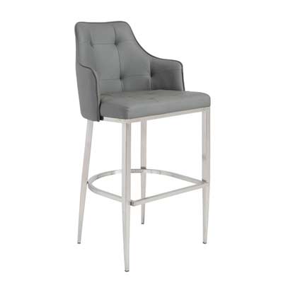 Aaron Leatherette Bar Stool