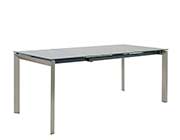 Extendible glass dining table Eamon