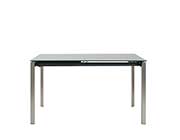 Extendible glass dining table Eamon