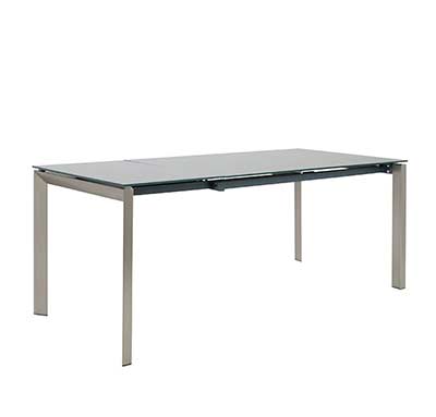 Extendible glass dining table Eamon