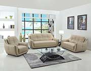 Modern Brown Leather Sofa GU-88