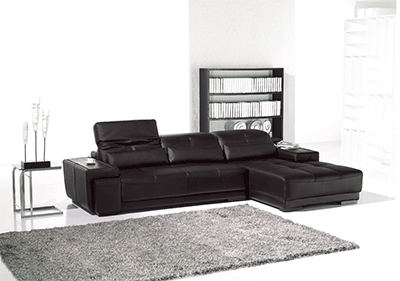 Modern Leather Sectional AA62