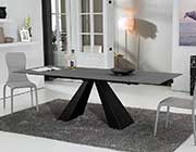 Modern Concrete Glass Extendable Dining Table VG911