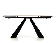 Modern Concrete Glass Extendable Dining Table VG911