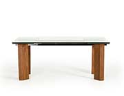 Extendable Large Glass Top Dining table VG 048