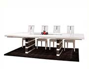 Modern Dining table SH Blanc