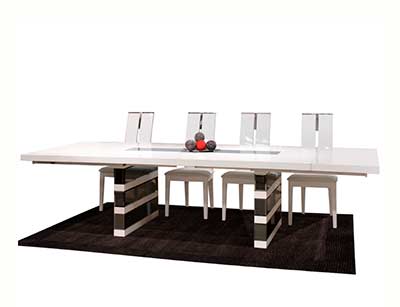 Modern Dining table SH Blanc