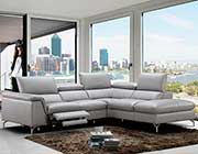 Power Recliner Italian Leather sofa NJ Velia