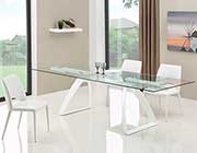 Extendable Glass Dining Table VG025