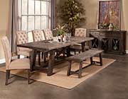 Salvaged Grey Extendable Dining Table AF 021