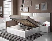 Lacquer Bed with Lights EF Catalonia