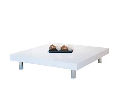White Lacquer Coffee Table SH Mira