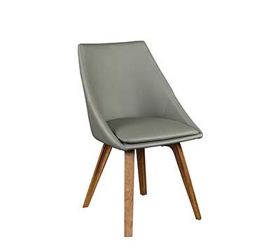 Leatherette Side Chair 2 pcs Set Estyle Cary