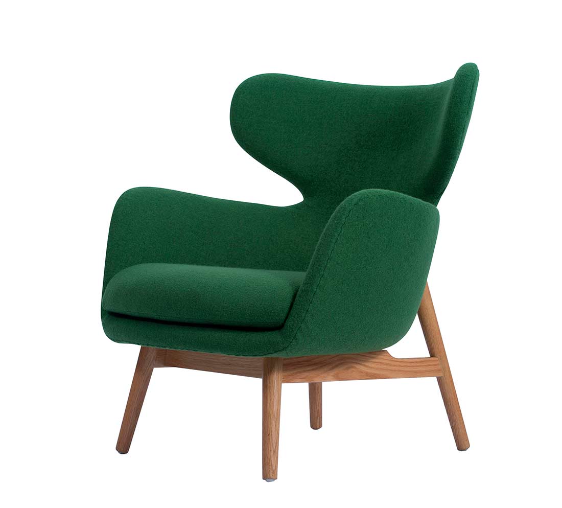 Forest Green Fabric Accent Chair NP 003 Accent Seating