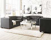 Charcoal Fabric Sofa CO 901