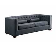 Charcoal Fabric Sofa CO 901