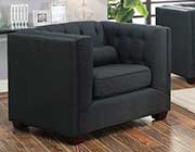 Charcoal Fabric Sofa CO 901