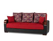 Prada Sofa Full Size Sleeper in Red